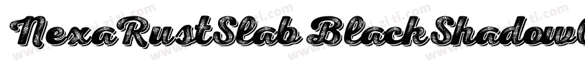 NexaRustSlab BlackShadow03字体转换
